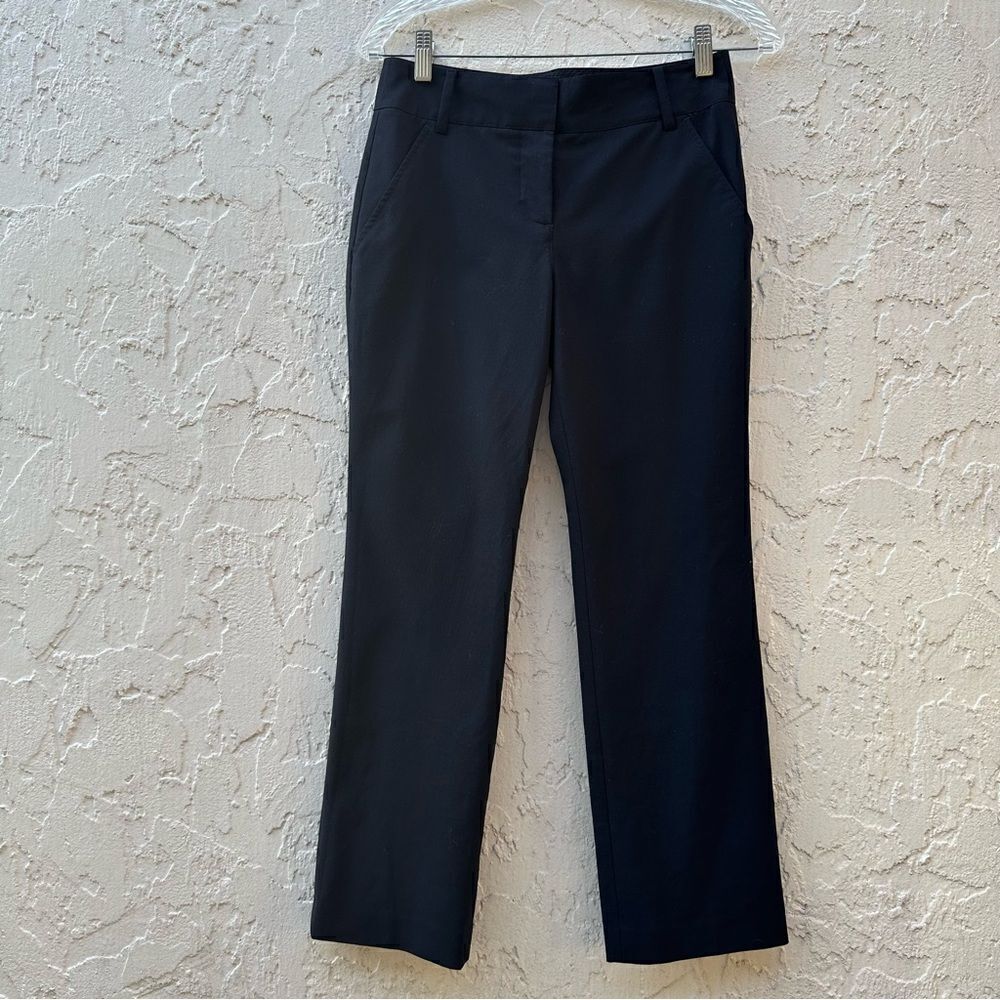 TORY BURCH Crop Pant Black‎ Size 0 Stretch Office Business Casual Career